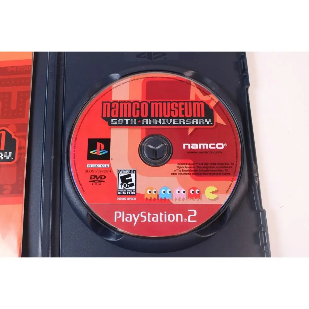 Namco Museum 50th Anniversary (Sony PlayStation 2, 2001, PS2) Authentic Complete